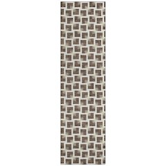 Machine Washable Indoor/Outdoor Chantille ACN2602 Brown 2'3" x 7'6" Runner Rug
