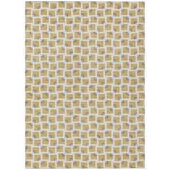 Machine Washable Indoor/Outdoor Chantille ACN2602 Gold 2'6" x 3'10" Rug