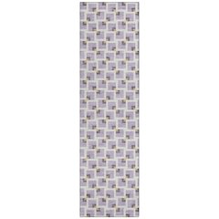 Machine Washable Indoor/Outdoor Chantille ACN2602 Purple 2'3" x 7'6" Runner Rug