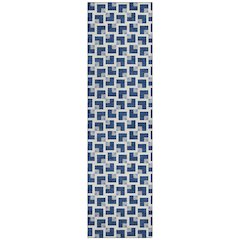 Machine Washable Indoor/Outdoor Chantille ACN2602 Blue 2'3" x 7'6" Runner Rug