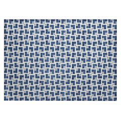 Machine Washable Indoor/Outdoor Chantille ACN2602 Blue 1'8" x 2'6" Rug