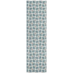 Machine Washable Indoor/Outdoor Chantille ACN2602 Teal 2'3" x 7'6" Runner Rug
