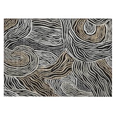 Machine Washable Indoor/Outdoor Chantille ACN2603 Black 1'8" x 2'6" Rug