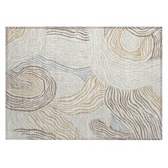 Machine Washable Indoor/Outdoor Chantille ACN2603 Ivory 1'8" x 2'6" Rug