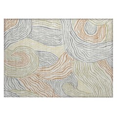 Machine Washable Indoor/Outdoor Chantille ACN2603 Ivory 1'8" x 2'6" Rug