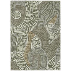 Machine Washable Indoor/Outdoor Chantille ACN2603 Green 2'6" x 3'10" Rug