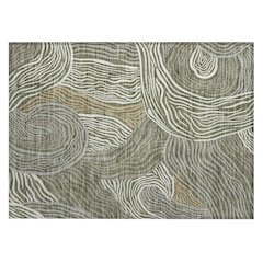 Machine Washable Indoor/Outdoor Chantille ACN2603 Green 1'8" x 2'6" Rug