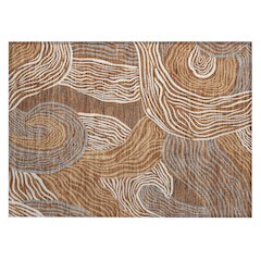 Machine Washable Indoor/Outdoor Chantille ACN2603 Orange 1'8" x 2'6" Rug