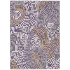 Machine Washable Indoor/Outdoor Chantille ACN2603 Purple 2'6" x 3'10" Rug