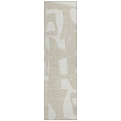 Machine Washable Indoor/Outdoor Chantille ACN2604 Brown 2'3" x 7'6" Runner Rug
