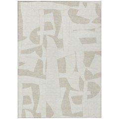 Machine Washable Indoor/Outdoor Chantille ACN2604 Ivory 2'6" x 3'10" Rug