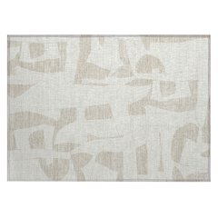 Machine Washable Indoor/Outdoor Chantille ACN2604 Ivory 1'8" x 2'6" Rug