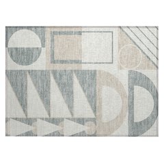 Machine Washable Indoor/Outdoor Chantille ACN2607 Ivory 1'8" x 2'6" Rug