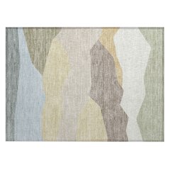 Machine Washable Indoor/Outdoor Chantille ACN2608 Ivory 1'8" x 2'6" Rug