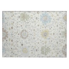 Machine Washable Indoor/Outdoor Chantille ACN2609 Ivory 1'8" x 2'6" Rug