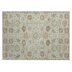 Machine Washable Indoor/Outdoor Chantille ACN2610 Green 1'8" x 2'6" Rug
