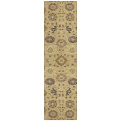 Machine Washable Indoor/Outdoor Chantille ACN2610 Gold 2'3" x 7'6" Runner Rug