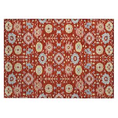 Machine Washable Indoor/Outdoor Chantille ACN2610 Red 1'8" x 2'6" Rug