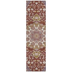 Machine Washable Indoor/Outdoor Chantille ACN2611 Red 2'3" x 7'6" Runner Rug
