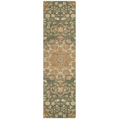 Machine Washable Indoor/Outdoor Chantille ACN2611 Green 2'3" x 7'6" Runner Rug