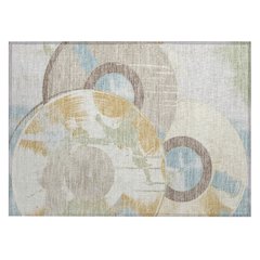 Machine Washable Indoor/Outdoor Chantille ACN2612 Ivory 1'8" x 2'6" Rug