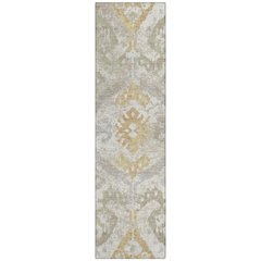 Machine Washable Indoor/Outdoor Chantille ACN2614 Ivory 2'3" x 7'6" Runner Rug