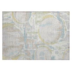Machine Washable Indoor/Outdoor Chantille ACN2615 Ivory 1'8" x 2'6" Rug