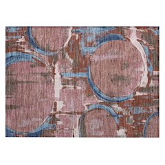 Machine Washable Indoor/Outdoor Chantille ACN2615 Red 1'8" x 2'6" Rug
