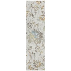 Machine Washable Indoor/Outdoor Chantille ACN2616 Ivory 2'3" x 7'6" Runner Rug