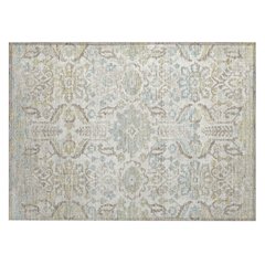 Machine Washable Indoor/Outdoor Chantille ACN2617 Ivory 1'8" x 2'6" Rug