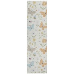 Machine Washable Indoor/Outdoor Chantille ACN2618 Ivory 2'3" x 7'6" Runner Rug