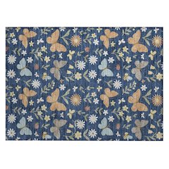 Machine Washable Indoor/Outdoor Chantille ACN2618 Blue 1'8" x 2'6" Rug