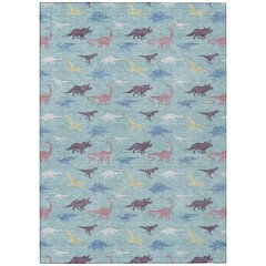 Machine Washable Indoor/Outdoor Chantille ACN2622 Teal 2'6" x 3'10" Rug