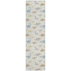 Machine Washable Indoor/Outdoor Chantille ACN2622 Ivory 2'3" x 7'6" Runner Rug