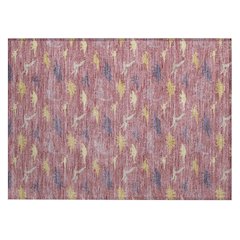 Machine Washable Indoor/Outdoor Chantille ACN2622 Pink 1'8" x 2'6" Rug