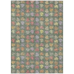 Machine Washable Indoor/Outdoor Chantille ACN2623 Green 2'6" x 3'10" Rug