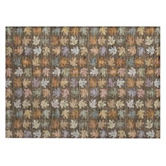 Machine Washable Indoor/Outdoor Chantille ACN2623 Brown 1'8" x 2'6" Rug