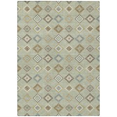 Machine Washable Indoor/Outdoor Chantille ACN2624 Green 2'6" x 3'10" Rug