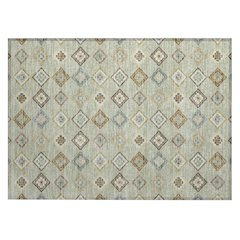 Machine Washable Indoor/Outdoor Chantille ACN2624 Green 1'8" x 2'6" Rug