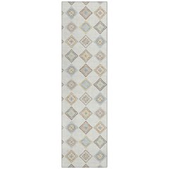 Machine Washable Indoor/Outdoor Chantille ACN2624 Ivory 2'3" x 7'6" Runner Rug