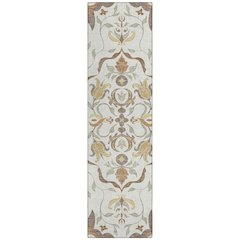 Machine Washable Indoor/Outdoor Chantille ACN2625 Ivory 2'3" x 7'6" Runner Rug