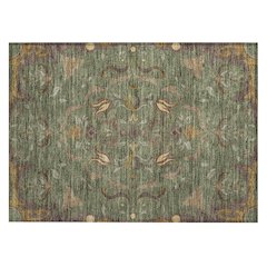 Machine Washable Indoor/Outdoor Chantille ACN2625 Green 1'8" x 2'6" Rug