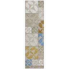 Machine Washable Indoor/Outdoor Chantille ACN2626 Brown 2'3" x 7'6" Runner Rug