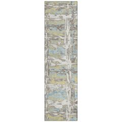 Machine Washable Indoor/Outdoor Chantille ACN2627 Ivory 2'3" x 7'6" Runner Rug