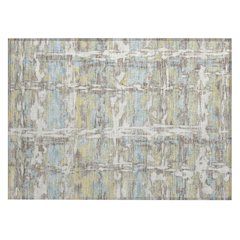 Machine Washable Indoor/Outdoor Chantille ACN2627 Ivory 1'8" x 2'6" Rug