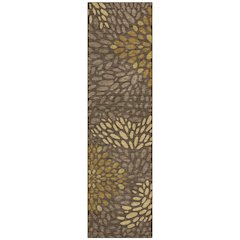Machine Washable Indoor/Outdoor Chantille ACN2629 Brown 2'3" x 7'6" Runner Rug