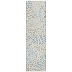 Machine Washable Indoor/Outdoor Chantille ACN2629 Ivory 2'3" x 7'6" Runner Rug