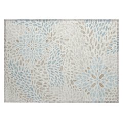 Machine Washable Indoor/Outdoor Chantille ACN2629 Ivory 1'8" x 2'6" Rug