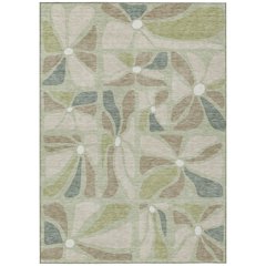 Machine Washable Indoor/Outdoor Chantille ACN2630 Green 2'6" x 3'10" Rug