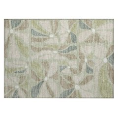 Machine Washable Indoor/Outdoor Chantille ACN2630 Green 1'8" x 2'6" Rug